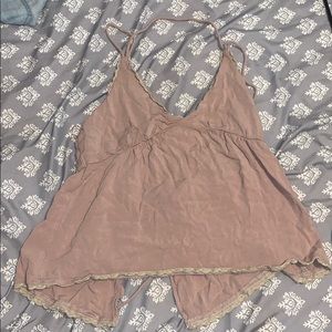 cute lace up tank top